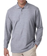 Men's L/S Whisper Pique Polo